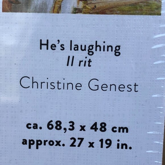 New sealed Trefl 1000pcs Adult Puzzle -He's Laughing Canadian First Nation - Picture 14 of 16